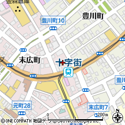 セブンイレブン函館十字街店周辺の地図
