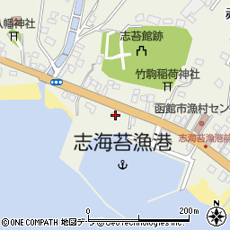 北海道函館市志海苔町142周辺の地図