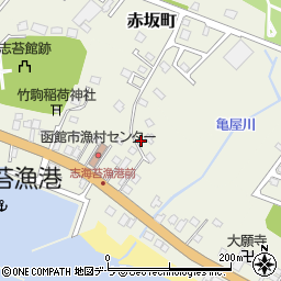 北海道函館市志海苔町460周辺の地図