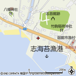 北海道函館市志海苔町129周辺の地図