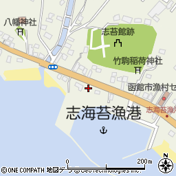 北海道函館市志海苔町134周辺の地図