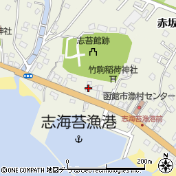 北海道函館市志海苔町259周辺の地図