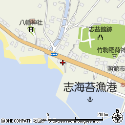 北海道函館市志海苔町116周辺の地図