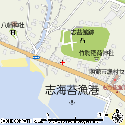 北海道函館市志海苔町252周辺の地図