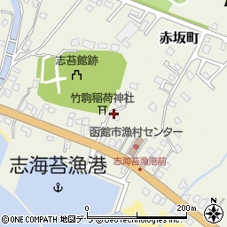 北海道函館市志海苔町446周辺の地図