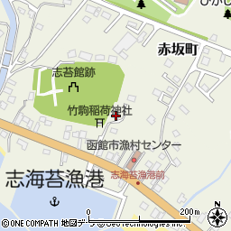 北海道函館市志海苔町445周辺の地図