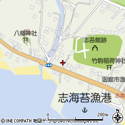 北海道函館市志海苔町249周辺の地図