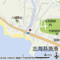 北海道函館市志海苔町246-1周辺の地図