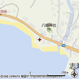 北海道函館市志海苔町75周辺の地図