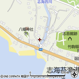 北海道函館市志海苔町392周辺の地図