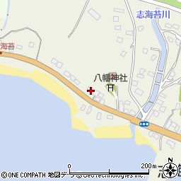 北海道函館市志海苔町232周辺の地図
