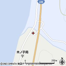 北海道檜山郡上ノ国町木ノ子2周辺の地図