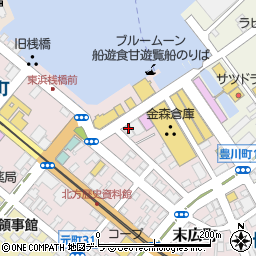 金森商船株式会社　倉庫部周辺の地図