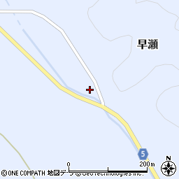 北海道檜山郡上ノ国町早瀬70周辺の地図