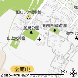 北海道函館市船見町周辺の地図