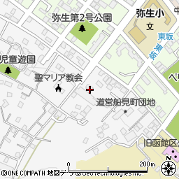 函館庵周辺の地図