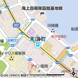 北海道函館市末広町21-2周辺の地図