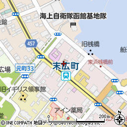 函館市北消防署末広出張所周辺の地図