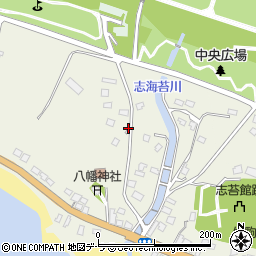 北海道函館市志海苔町周辺の地図