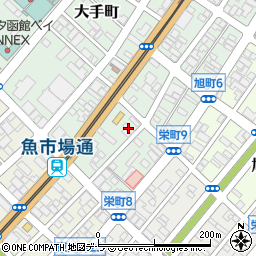 福尾漁網店大手町倉庫周辺の地図