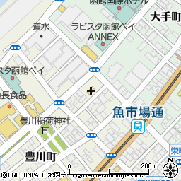 セブンイレブン函館ベイエリア店周辺の地図