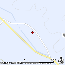 北海道檜山郡上ノ国町早瀬54周辺の地図