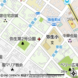 北海道函館市弥生町18-18周辺の地図