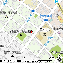 北海道函館市弥生町18-2周辺の地図