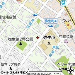 北海道函館市弥生町18-16周辺の地図
