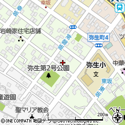北海道函館市弥生町18-4周辺の地図