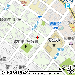北海道函館市弥生町18周辺の地図