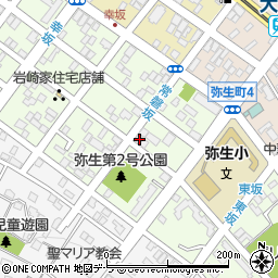 北海道函館市弥生町18-6周辺の地図