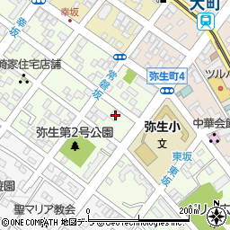 北海道函館市弥生町18-12周辺の地図