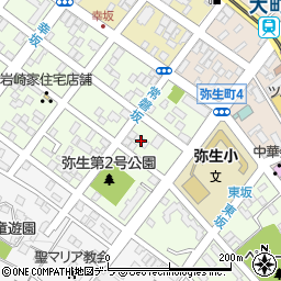 北海道函館市弥生町18-8周辺の地図