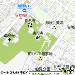 実行寺周辺の地図