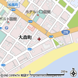 北海道函館市大森町20周辺の地図
