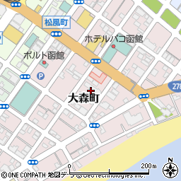 北海道函館市大森町19周辺の地図