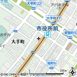 富国生命保険相互会社　函館支社函館中央営業所周辺の地図