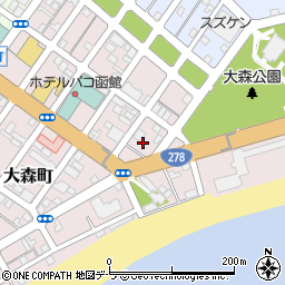 北海道函館市大森町23周辺の地図