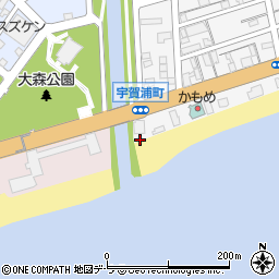 北海道函館市宇賀浦町1周辺の地図