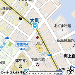 函館大町郵便局周辺の地図