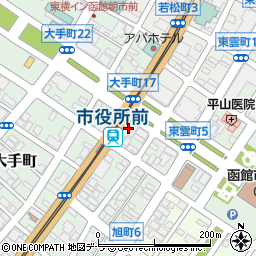 朝日生命保険相互会社　道南支社函館営業部周辺の地図