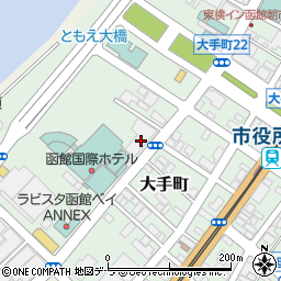 函館国際ホテル洋食・ビュメール周辺の地図