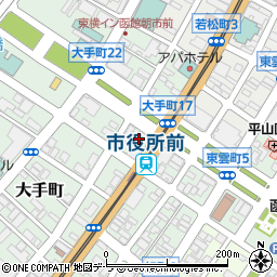 北海道函館市大手町18周辺の地図