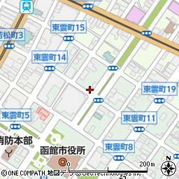 株式会社データベース　函館支店周辺の地図