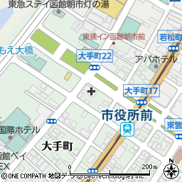ＰＬ函館教会周辺の地図