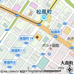 北海道函館市松風町2周辺の地図