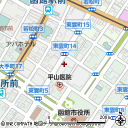 日本メックス株式会社　函館営業所周辺の地図