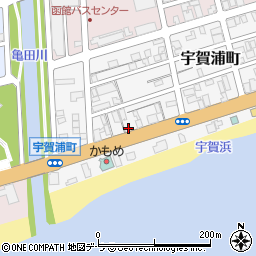 北海道函館市宇賀浦町5-23周辺の地図