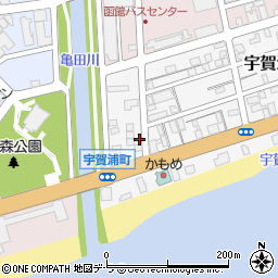 北海道函館市宇賀浦町2-22周辺の地図